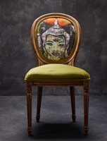 Unique style chair decorated with buddha image for sale