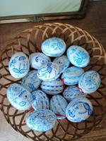 Tojáshéj kézzel festett tojás, húsvéti