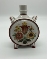 Bottle with Zsolnay shield seal, hand painted