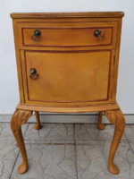 Vintage provence shabby chic neo-baroque painted dresser, bedside table
