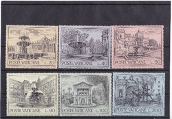 Vatikán forgalmi bélyegek teljes-sor 1975