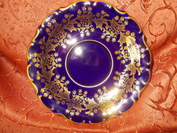 Lindner cobalt blue porcelain plate.