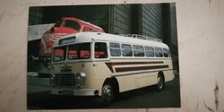 Retro Ikarus autóbusz képeslapok 7 db