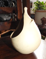 Marked handicraft ceramic figural centerpiece - mouse