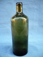 Old green Franciscan bitter water bottle