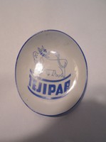 Régi retro Hollóházi Tejipari emlék porcelán hamutartó