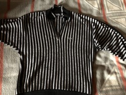 Carlo colucci vintage style knitted striped sweater - exclusive - only for japan !!
