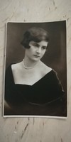 Antique lady photo trouble 1927