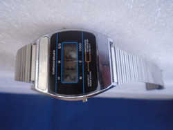 Very rare men's retro watch with 2 batteries from 1978-80