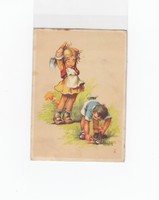 Üdvözlő képeslap gyerekek 1942