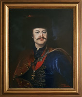 Adam Mányoki: ii.Reproduction of the painting of Ferenc Rákóczi