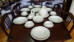 Elegant white villeroy & boch redoute weiss tableware 37 pcs.