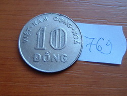 South Vietnam 10 dong 1970 nickel plated steel, rice # 769