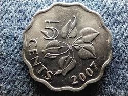 Szváziföld III. Mswati (1986-2018) 5 cent 2007 (id56916)