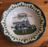 Viribus unitis 1914/15 propaganda ceramic wall plate