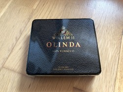Willem II - Olinda Tobacco - Holland dohányos, cigis, szivaros fém doboz
