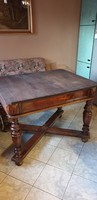 Old German dining table