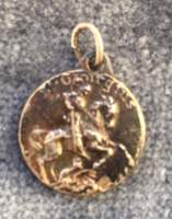 Sárkányölő Szent György antik medál