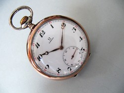 Antique silver omega pocket watch, 1900