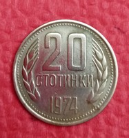 20 bolgár sztotinka 1974