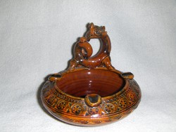 Ceramic bowl made for traditional authentic Chinese dragon holiday (fp)