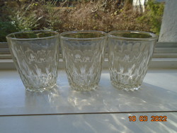 Made in ussr sign Soviet Russian thick-walled glass 3 pcs