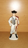 Aquincum porcelán Betyár figura 26 cm magas (po-3)