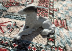 Metzler & Ortloff porcelain sculpture - greyhound