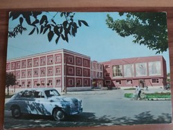 Régi képeslap, Orosháza, Tanácsház, 1969-1970