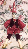 Antique clown, harlequin-style old toy (l2189)