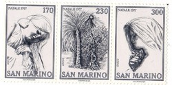 San Marino emlékbélyegek teljes-sor 1977