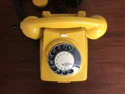 CB76MM sárga asztali tárcsás telefon
