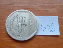 PERU 1 "UN NUELVO SOL" 2011 LIMA Réz-nikkel #402