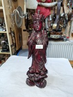 Chinese wood carved figure