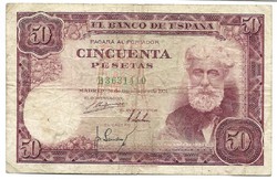 50 peseta 1951 Spanyolország