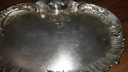 Elegant silver-plated tray