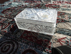 Régi Amfora kristály fedeles doboz