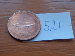 FIJI FIDZSI SZIGETEK 1 CENT 1990 (o) Mint in Ottawa (Kanada), Tanoa Kava dish #527
