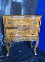 Chippendale chest of 2 drawers - small