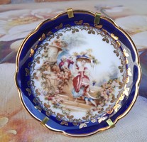Limoges mini porcelán dísz  tányér