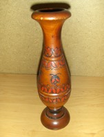 Retro wooden vase 20 cm (11 / d)