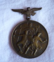 World War II bronze levente competition medal 1942 iii market