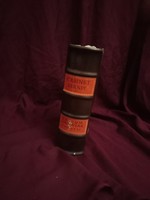 1950-es évekbeli ritka számozott könyv alakú CABINET BRANDY-s üveg az Unicum Likőrgyár terméke