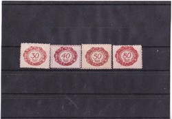 Liechtenstein portó bélyegek 1920