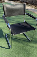 Bauhaus marcel breuer mg5 style chrome tubular chair 1970s