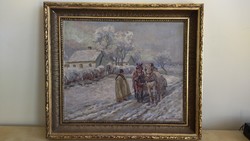 István Benyovszky - winter life picture