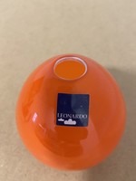 Leonardo narancssárga üveg váza miniváza