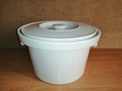 Large porcelain mortar with lid diameter 30.5 cm, 4.7 kg