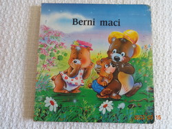 Petrőczi Éva: Berni maci - régi, kemény lapos mesekönyv, lapozó - nagyon ritka!