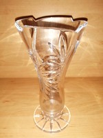 Crystal vase 20.5 cm high (6 / d)